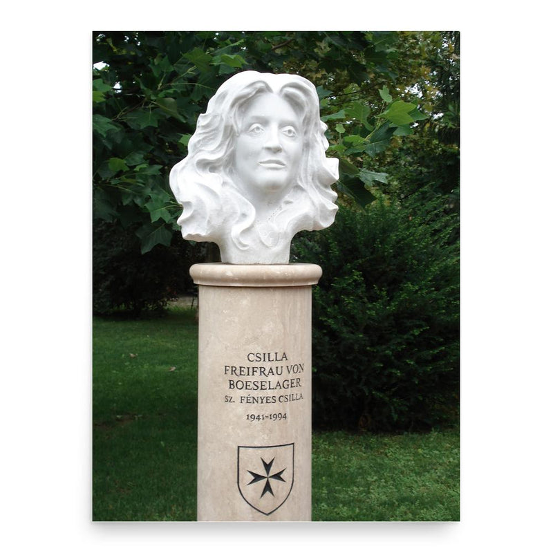 Csilla von Boeselager poster print, in size 18x24 inches.