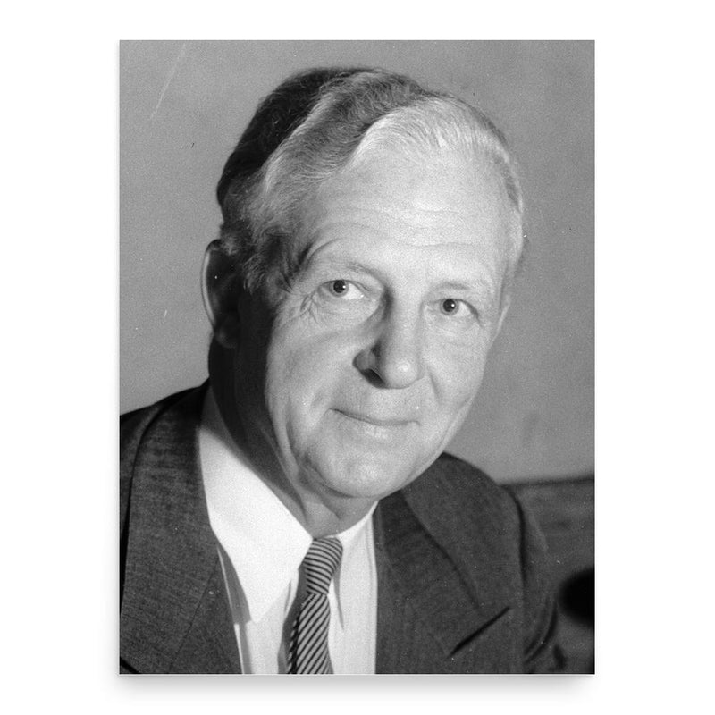 Culbert Olson poster print, in size 18x24 inches.