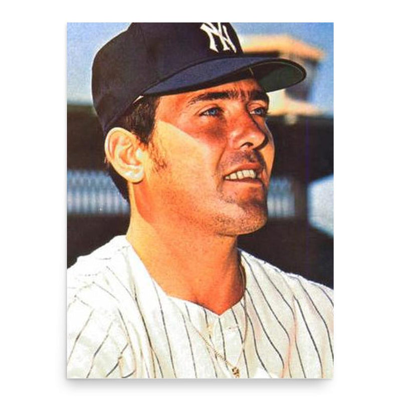 Curt Blefary poster print, in size 18x24 inches.
