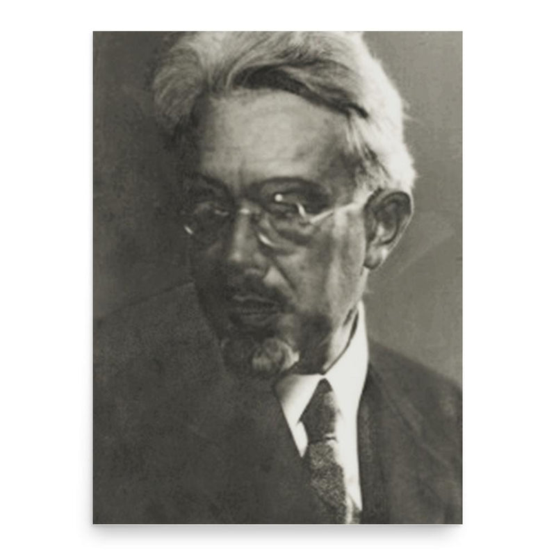 Curt Sachs poster print, in size 18x24 inches.