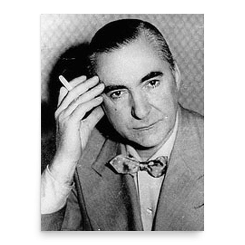 Curzio Malaparte poster print, in size 18x24 inches.