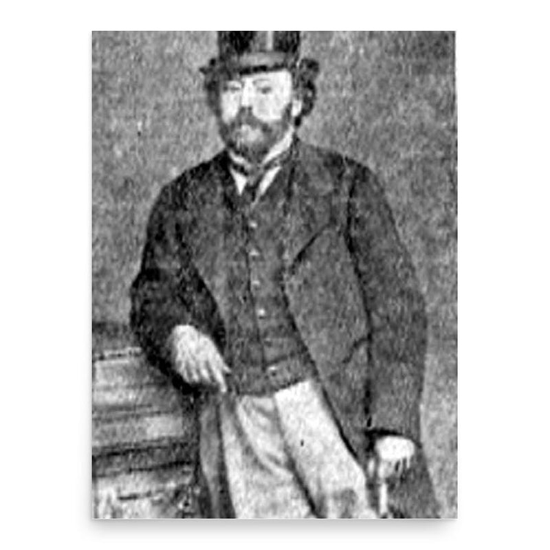 Cuthbert Brodrick poster print, in size 18x24 inches.