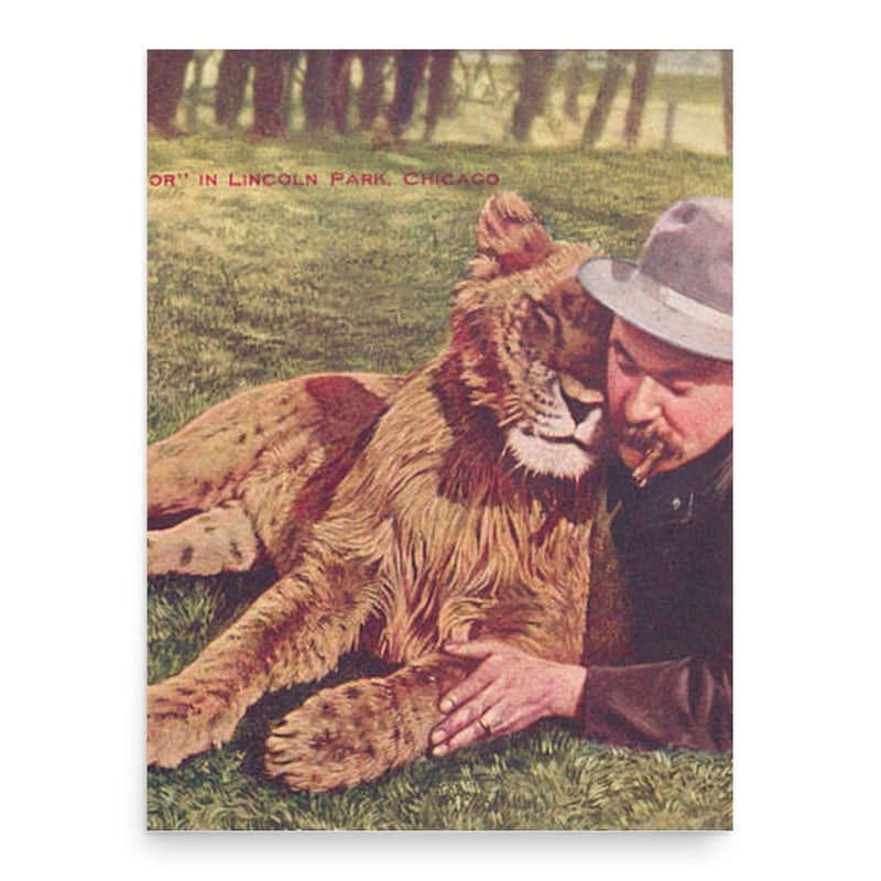 Cy DeVry poster print, in size 18x24 inches.