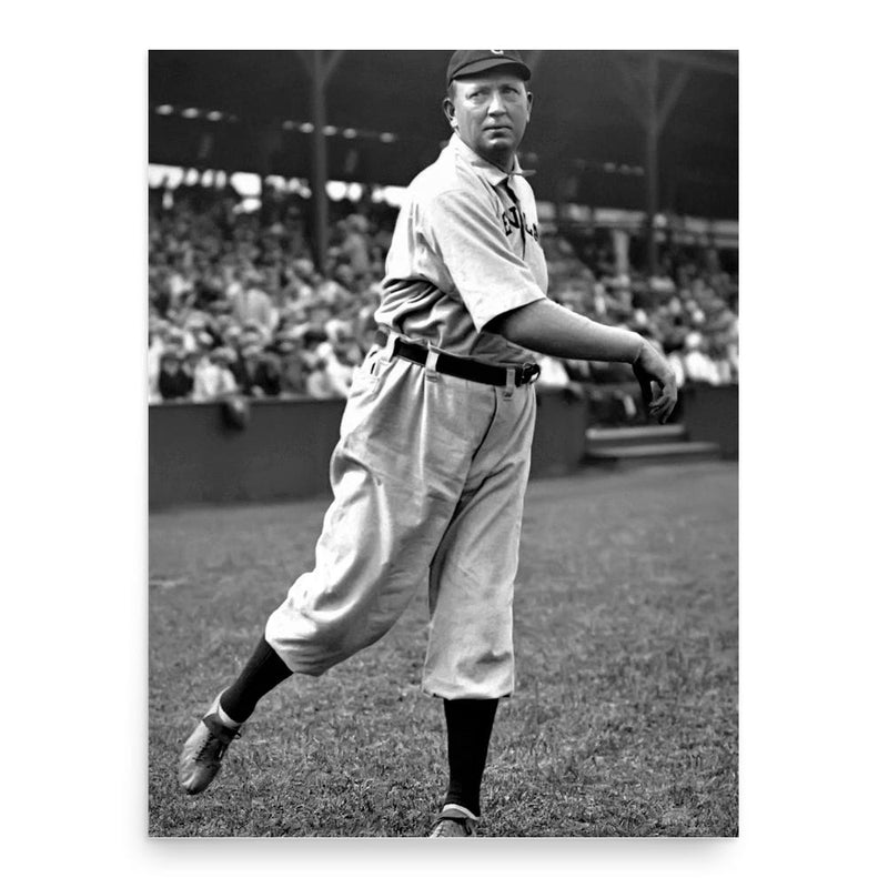 Cy Young poster print, in size 18x24 inches.