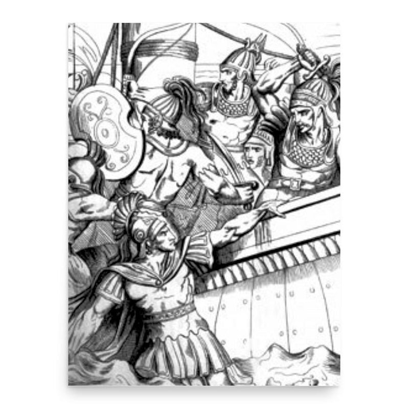Cynaegirus poster print, in size 18x24 inches.
