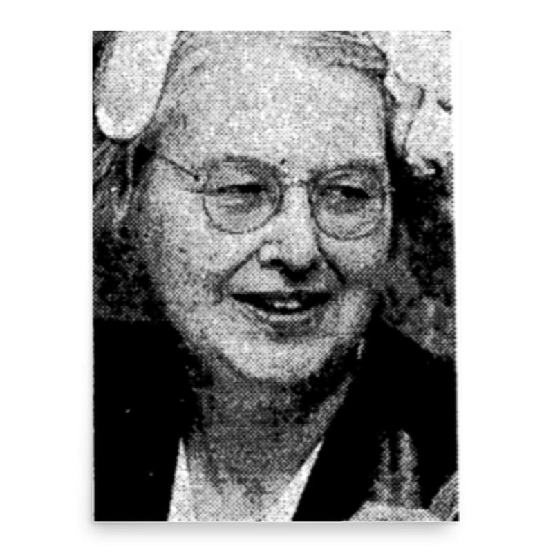 Cynthia Westcott poster print, in size 18x24 inches.