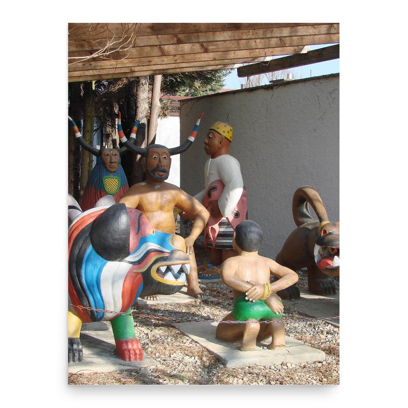 Cyprien Tokoudagba poster print, in size 18x24 inches.