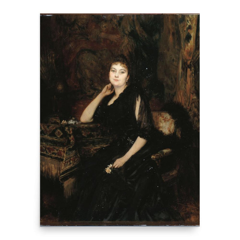 Cyprienne Dubernet poster print, in size 18x24 inches.