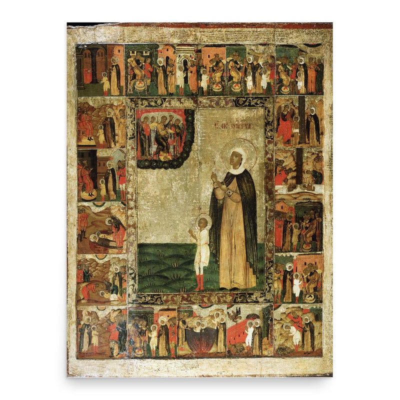 Cyricus and Julitta poster print, in size 18x24 inches.