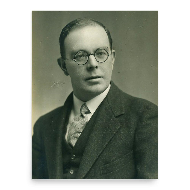 Cyril Burt poster print, in size 18x24 inches.