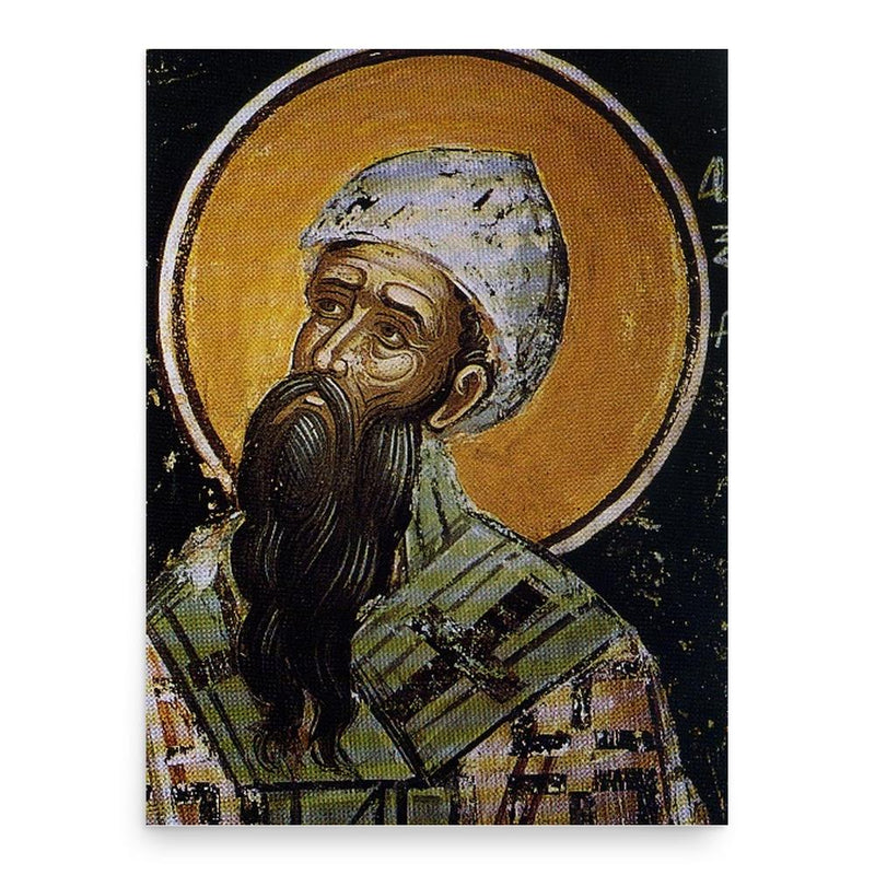 Cyril of Alexandria poster print, in size 18x24 inches.