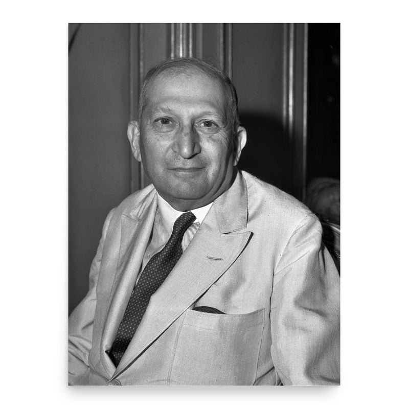 Cyrus Adler poster print, in size 18x24 inches.