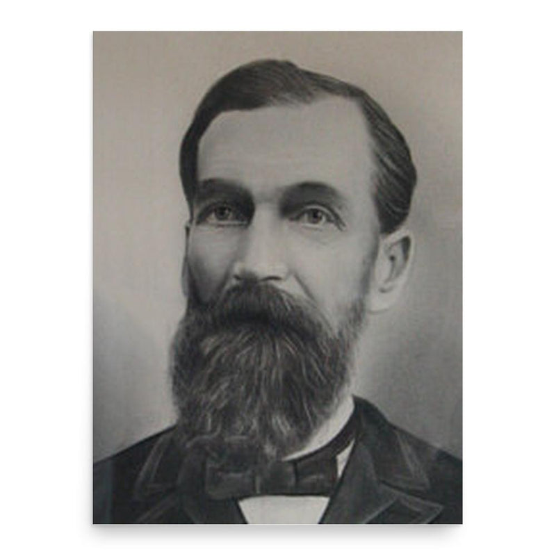 Cyrus Gates poster print, in size 18x24 inches.