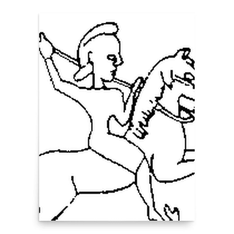 Cyrus I poster print, in size 18x24 inches.