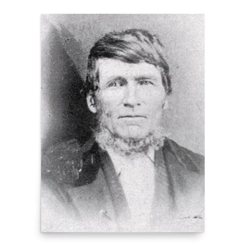 Cyrus Sullivan Clark poster print, in size 18x24 inches.