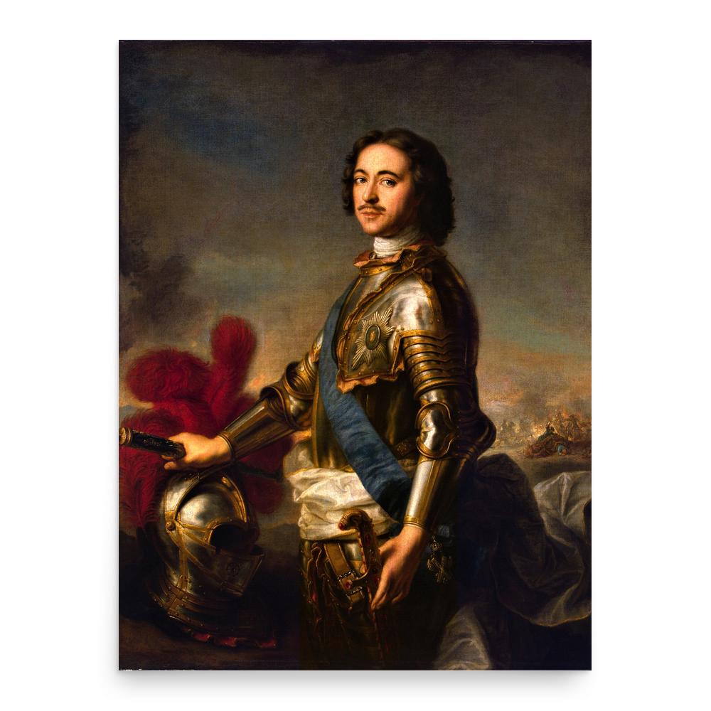 Czar Peter the Great poster print, in size 18x24 inches.