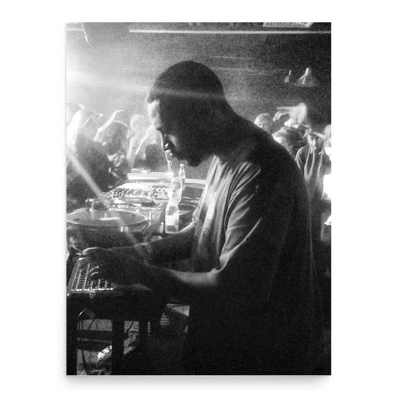 DJ Rashad poster print, in size 18x24 inches.