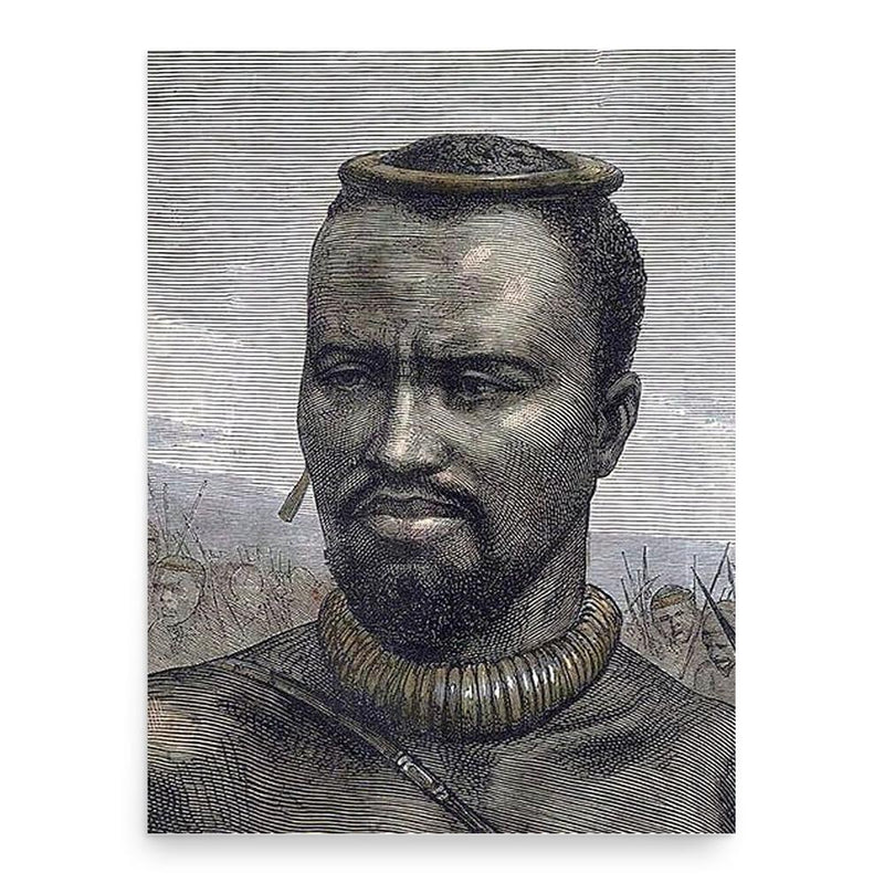 Dabulamanzi kaMpande poster print, in size 18x24 inches.