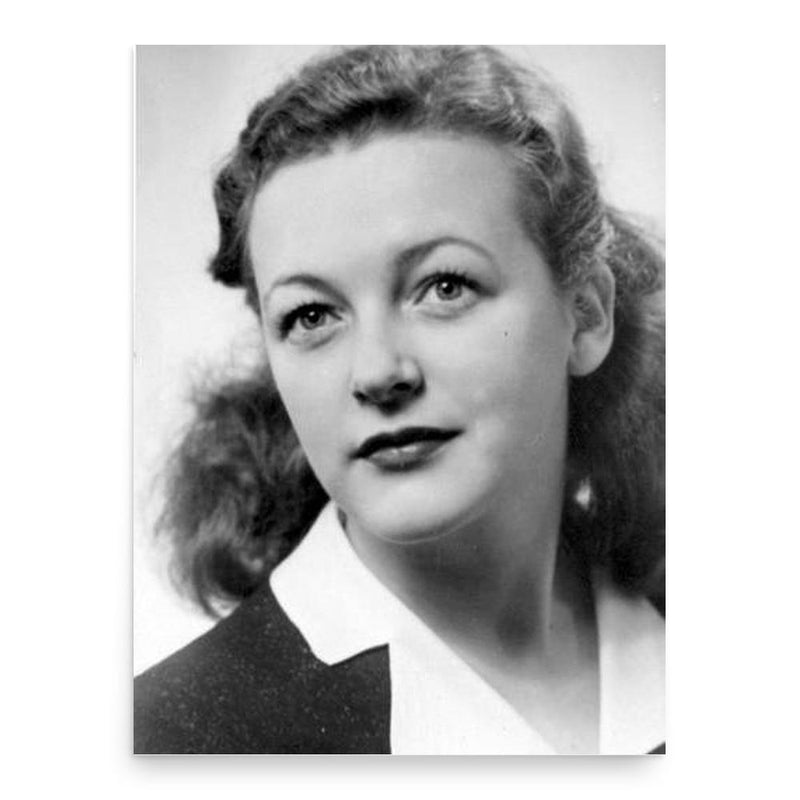 Dagmar Lahlum poster print, in size 18x24 inches.