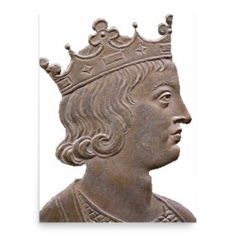 Dagobert III poster print, in size 18x24 inches.