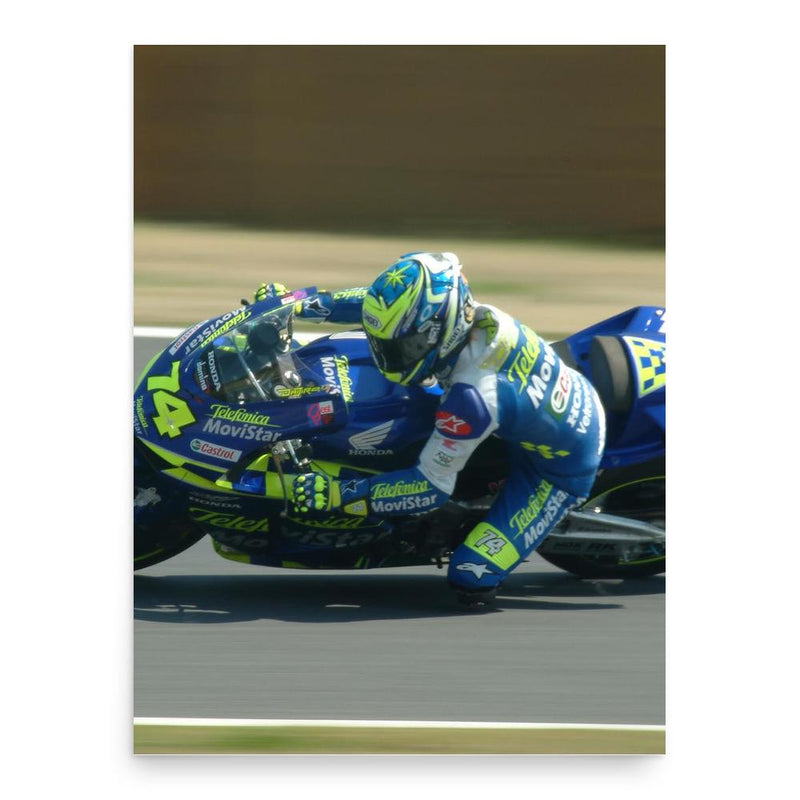 Daijiro Kato poster print, in size 18x24 inches.
