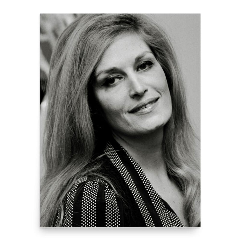 Dalida poster print, in size 18x24 inches.