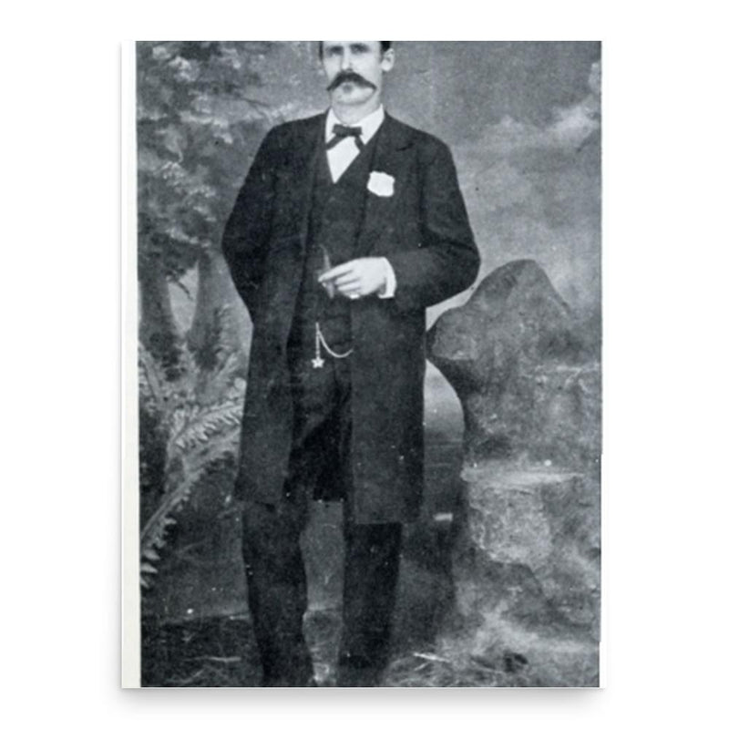 Dallas Stoudenmire poster print, in size 18x24 inches.