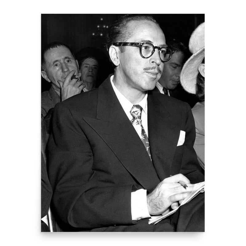 Dalton Trumbo poster print, in size 18x24 inches.