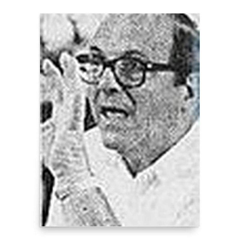 Damiano Damiani poster print, in size 18x24 inches.