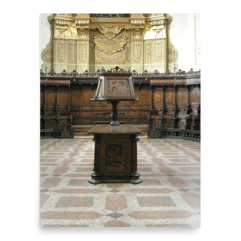 Damiano da Bergamo poster print, in size 18x24 inches.