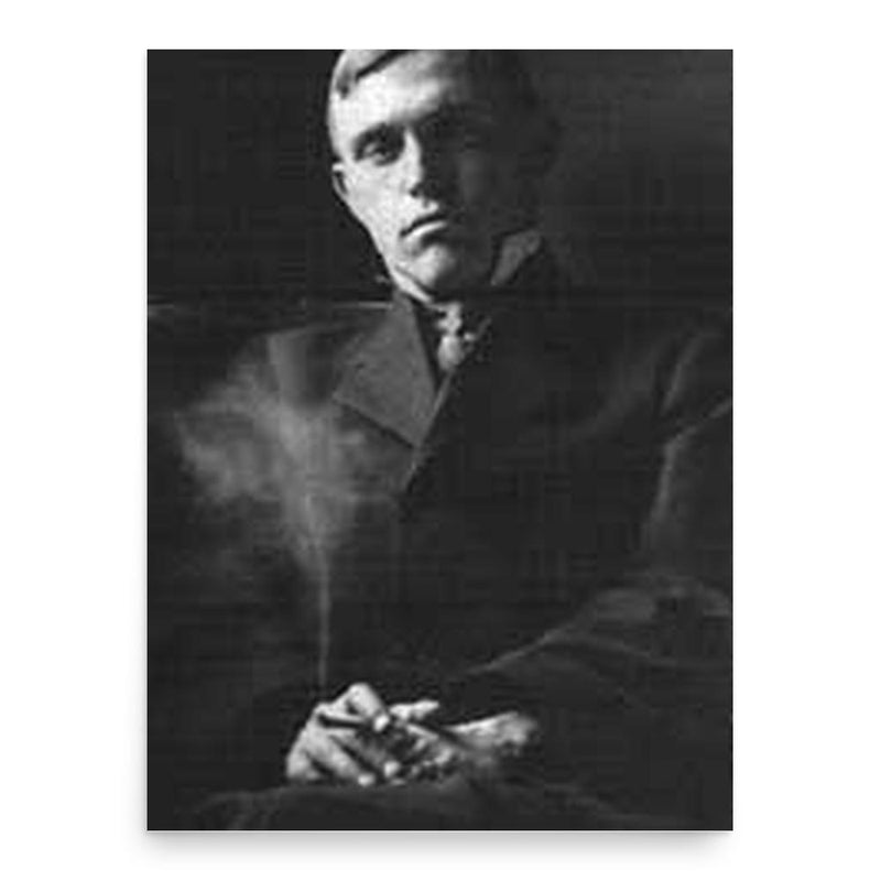 Damon Runyon poster print, in size 18x24 inches.
