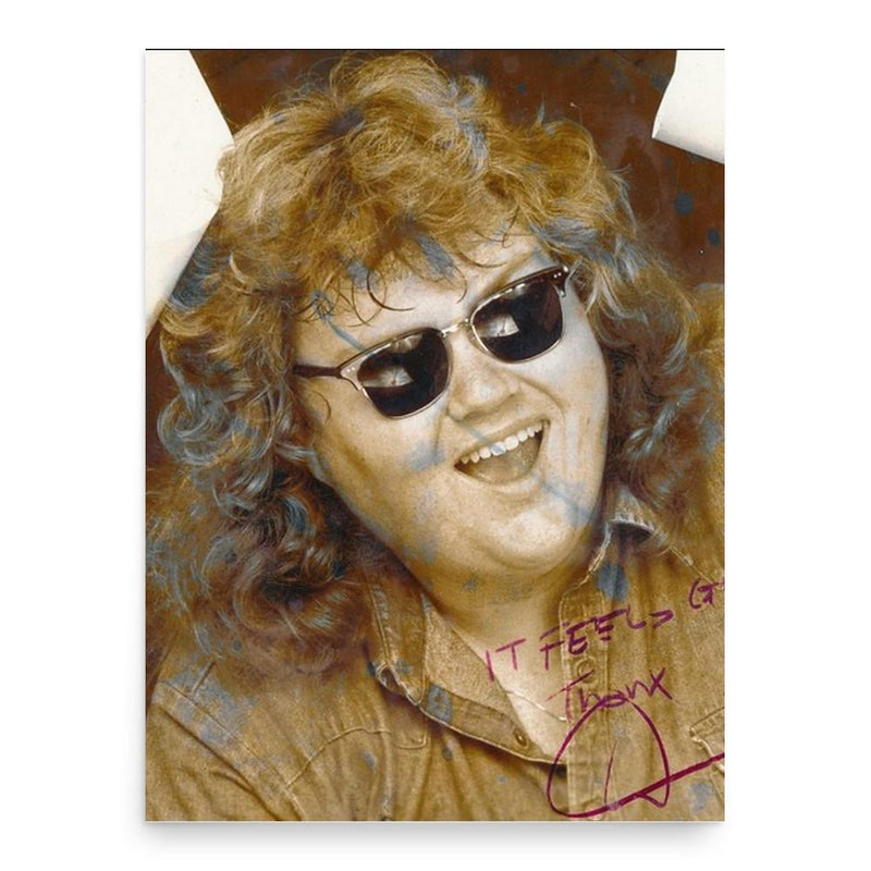 Dan Gallagher poster print, in size 18x24 inches.