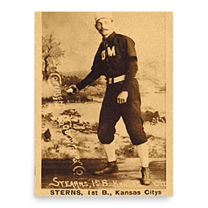 Dan Stearns poster print, in size 18x24 inches.