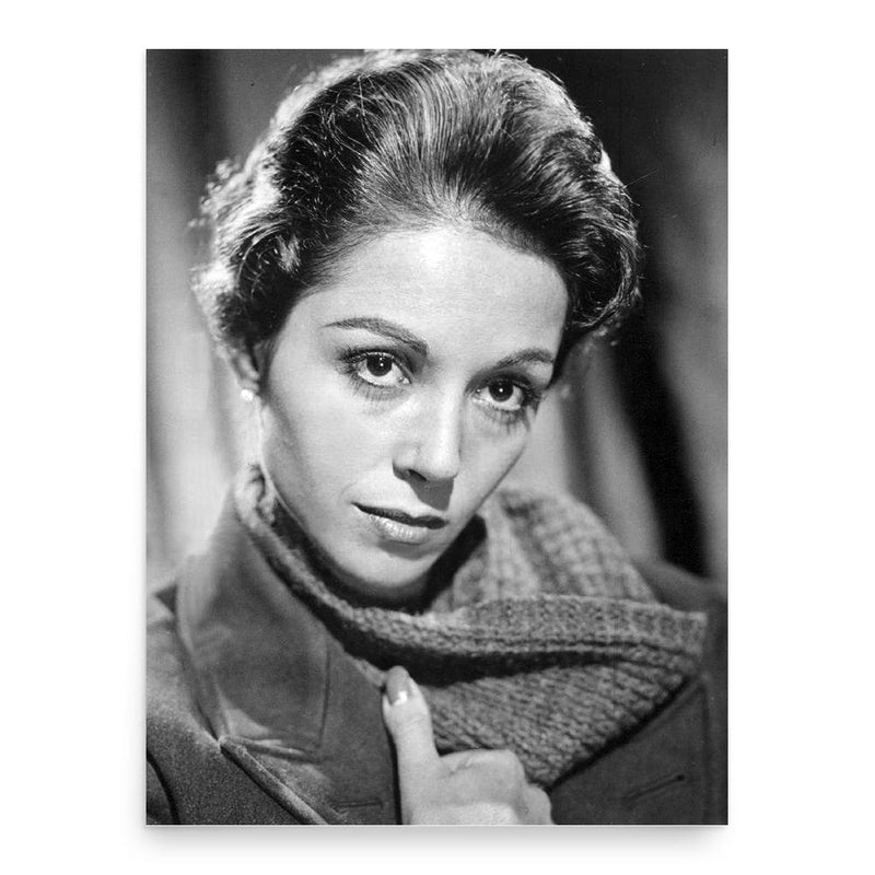 Dana Wynter poster print, in size 18x24 inches.