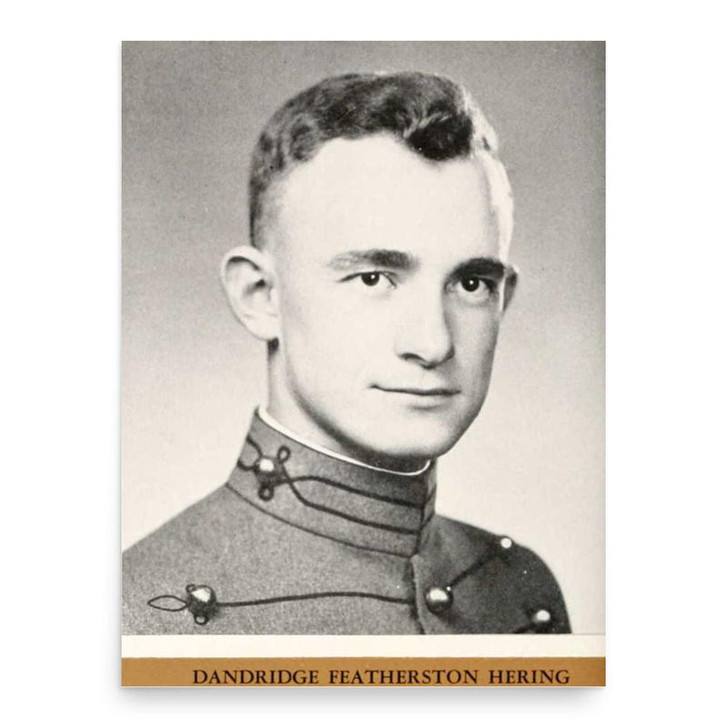 Dandridge Featherston Hering poster print, in size 18x24 inches.