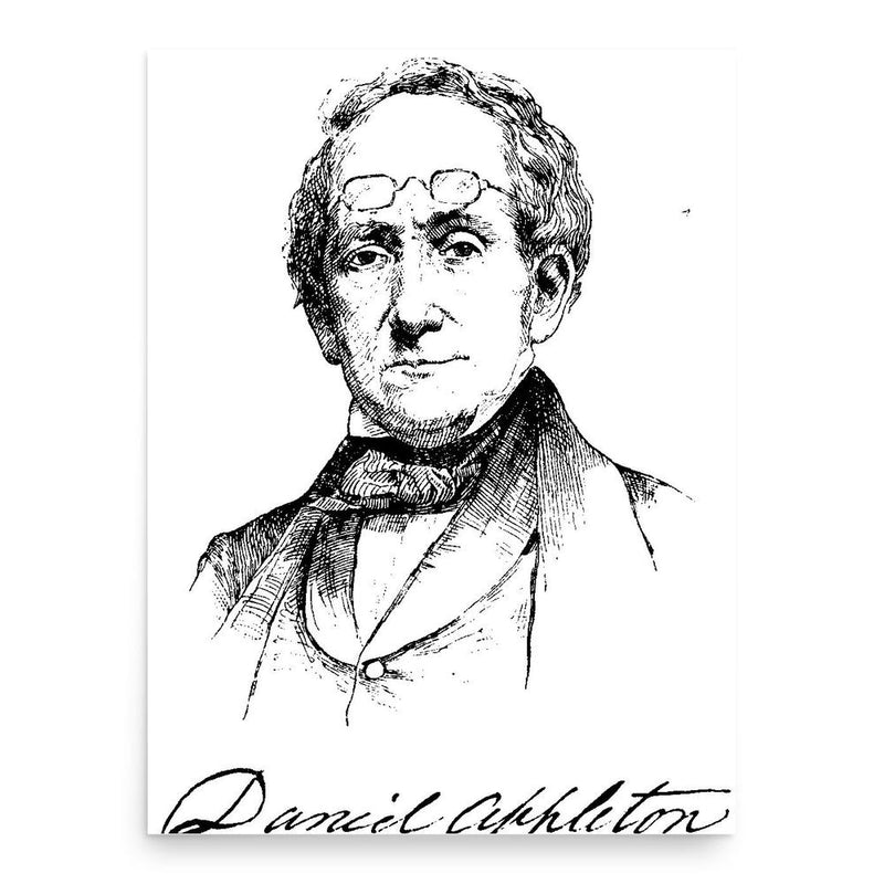 Daniel Appleton poster print, in size 18x24 inches.