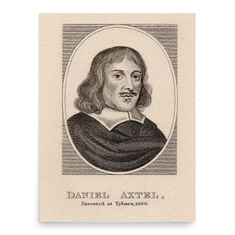 Daniel Axtell poster print, in size 18x24 inches.