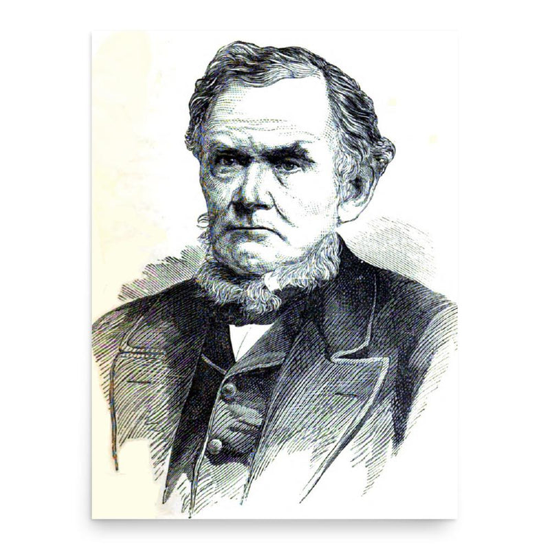 Daniel Drew poster print, in size 18x24 inches.