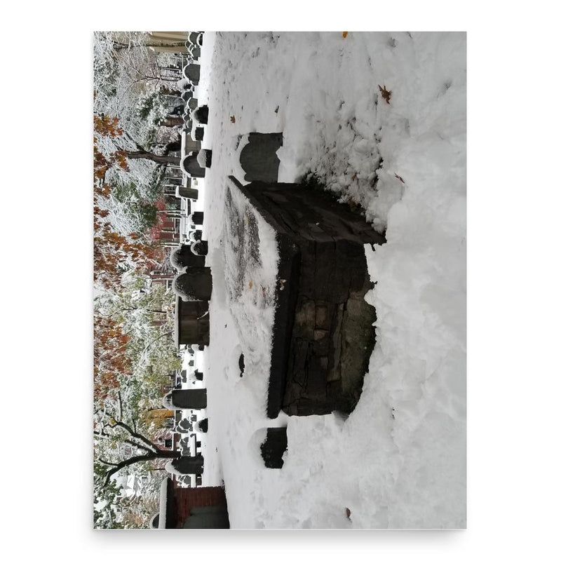 Daniel Gookin poster print, in size 18x24 inches.