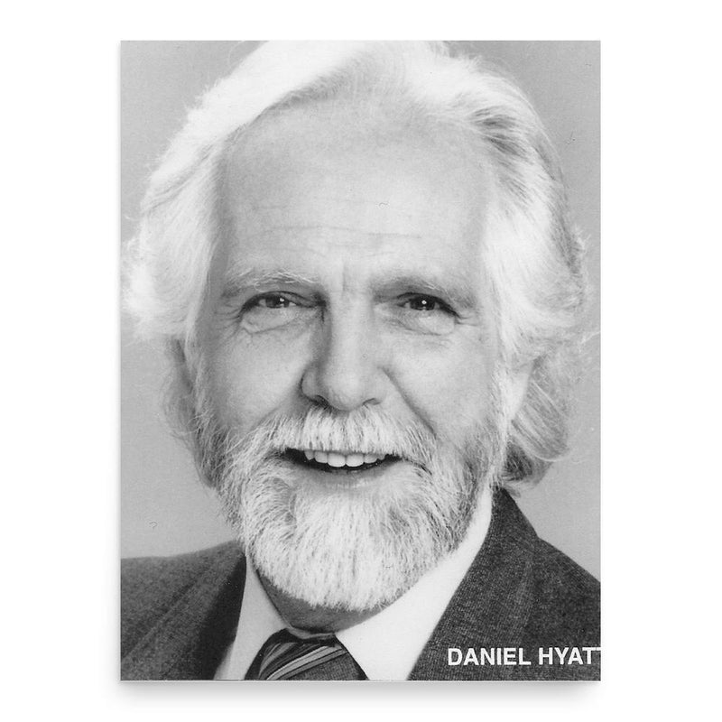 Daniel Hyatt poster print, in size 18x24 inches.