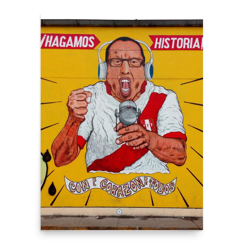 Daniel Peredo poster print, in size 18x24 inches.
