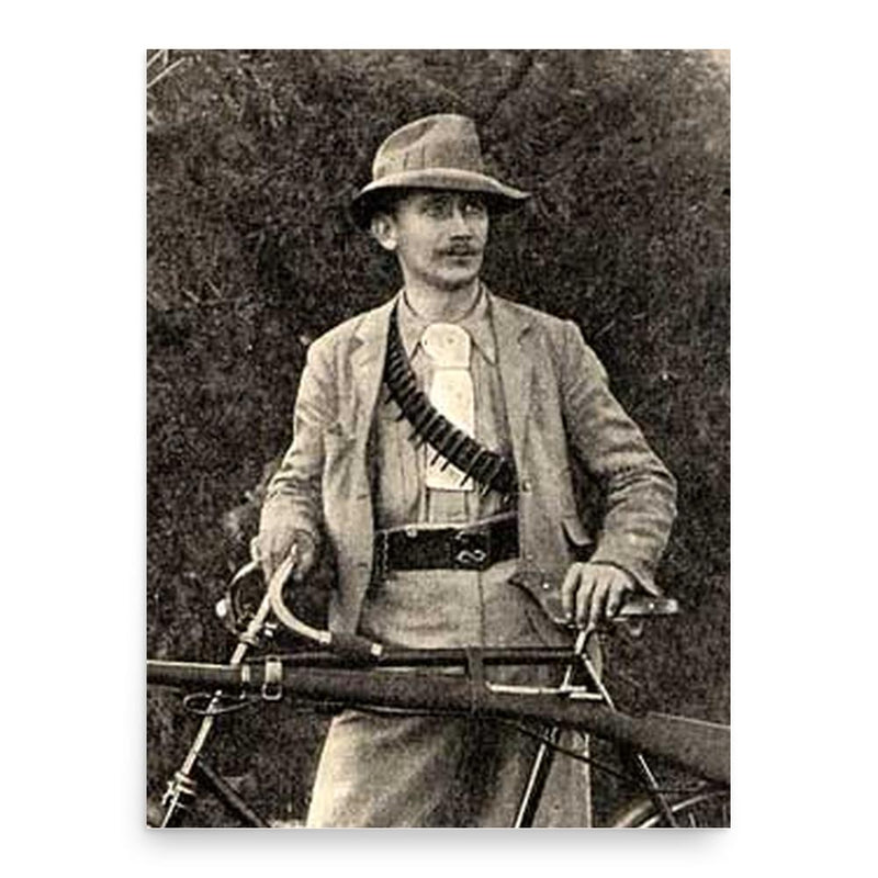 Daniel Theron poster print, in size 18x24 inches.