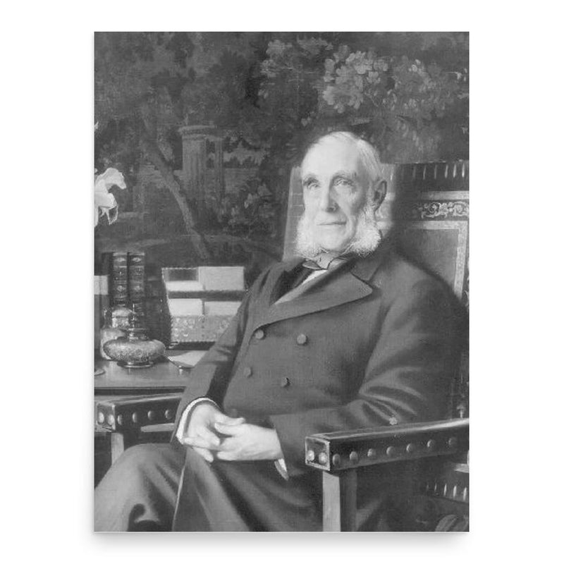 Daniel Willis James poster print, in size 18x24 inches.