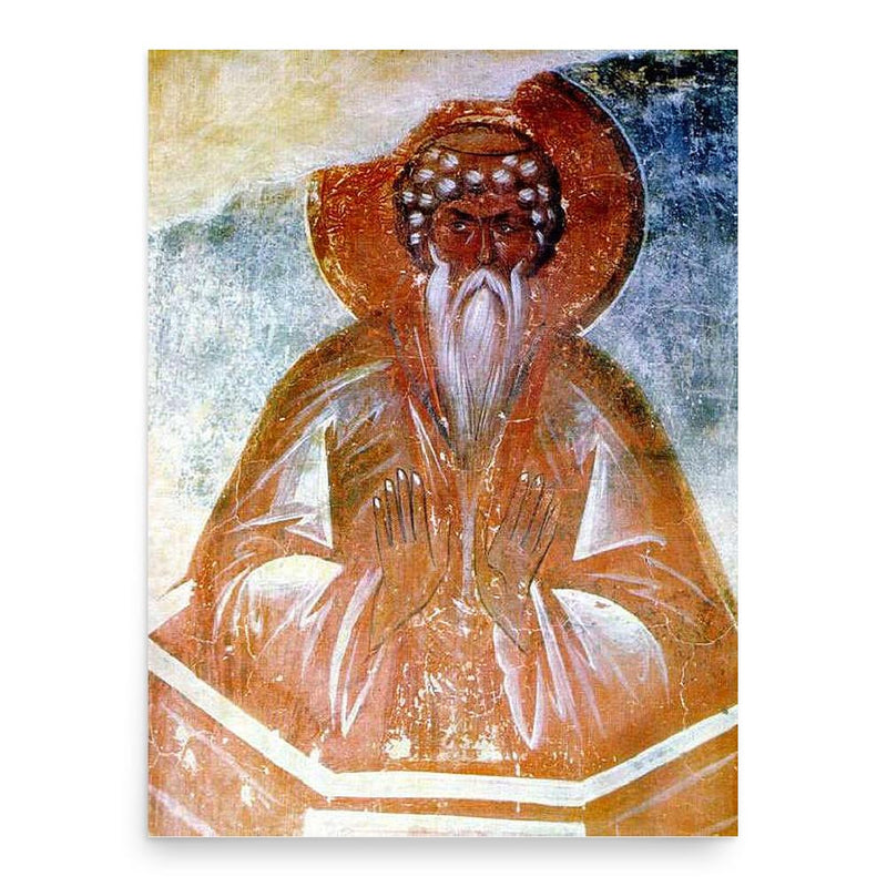 Daniel the Stylite poster print, in size 18x24 inches.