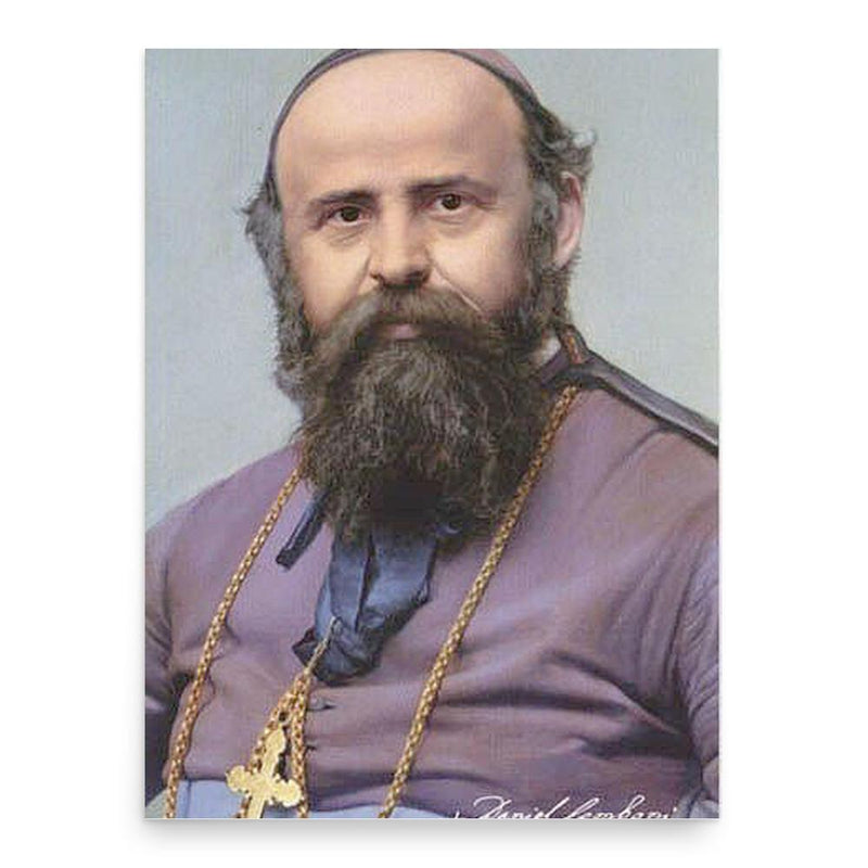 Daniele Comboni poster print, in size 18x24 inches.