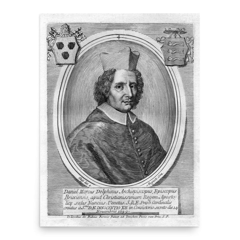 Daniello Marco Delfino poster print, in size 18x24 inches.