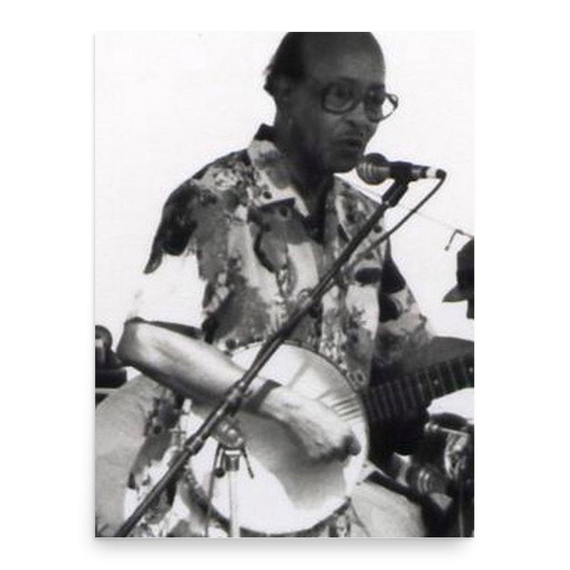 Danny Barker poster print, in size 18x24 inches.