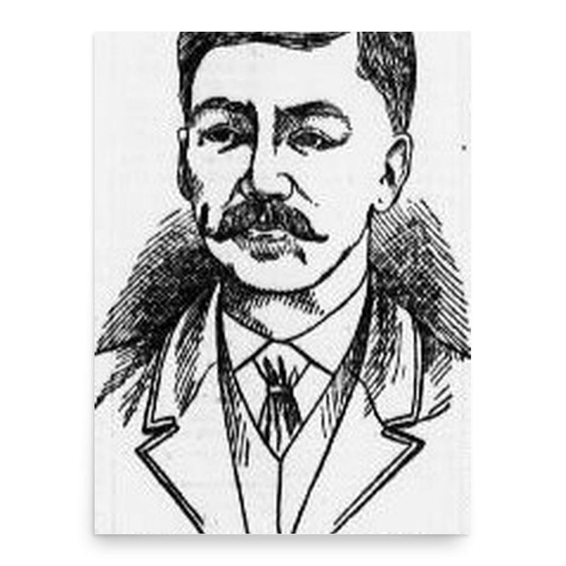 Danny Driscoll poster print, in size 18x24 inches.