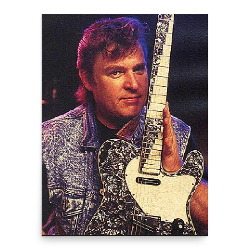 Danny Gatton poster print, in size 18x24 inches.
