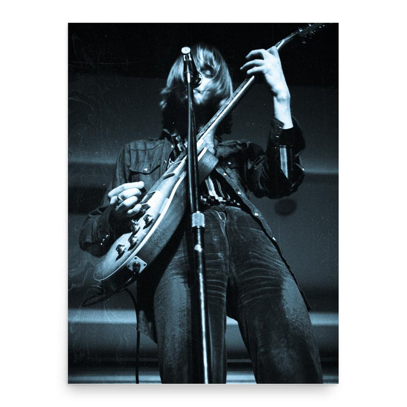 Danny Kirwan poster print, in size 18x24 inches.